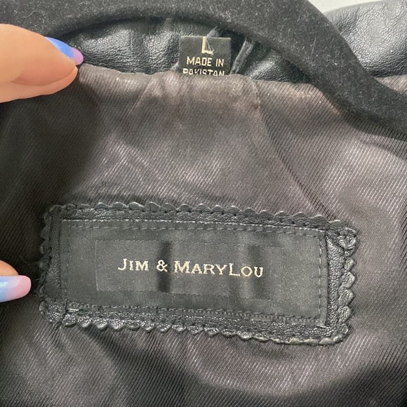 Jim & marylou leather jacket size M - Picture 2 of 8